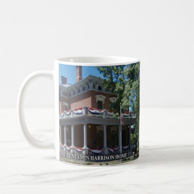 Café A caneca histórica da casa de Benjamin Harrison (Esquerda)
