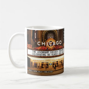 Café A caneca histórica do teatro de Chicago