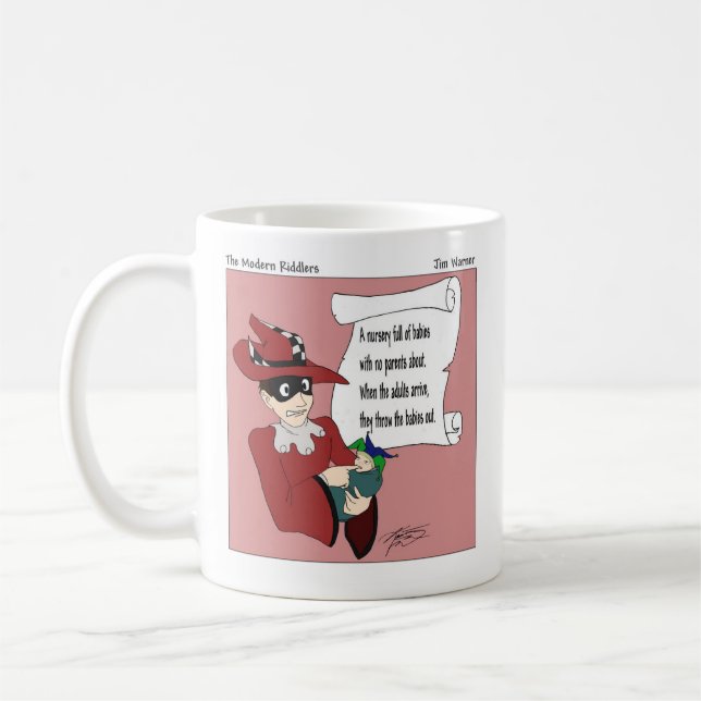 Café A caneca moderna da boca de Riddlers (Esquerda)