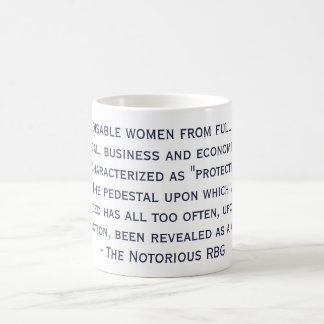 Café A caneca notória das citações de RBG