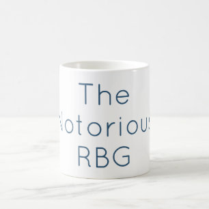 Café A caneca notória de RBG