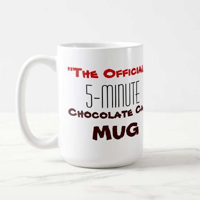 Café A caneca "oficial" do bolo de chocolate de (Esquerda)