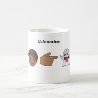 Café A caneca personalizada | de Emoji você é minha