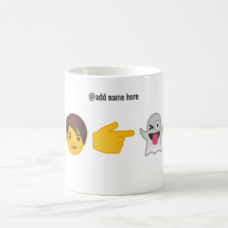 Café A caneca personalizada | de Emoji você é minha