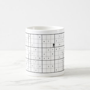 Café A caneca Unsolvable de Sudoku