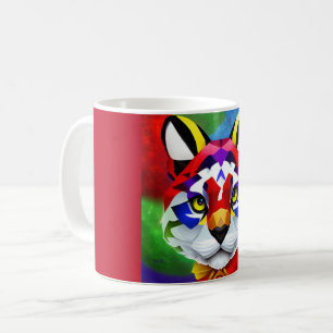 Café A caneca vermelha do gato de Alexandre