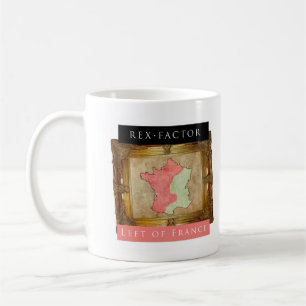Café A esquerda de France, caneca lisa
