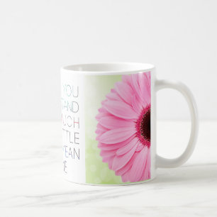 Café a flor 11oz feita sob encomenda fala a caneca de