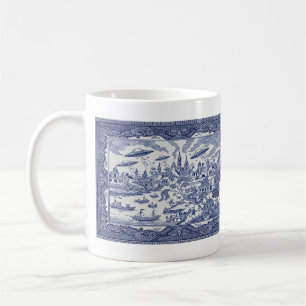 Café A Invasão de Willow Ridge - Caneca Blue Willow