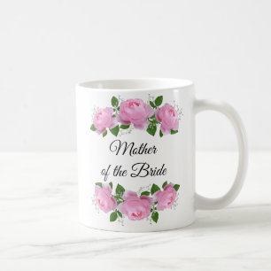 Café A mãe dos rosas da noiva personalizou a caneca de