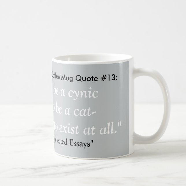 Café A maioria de citações de compressão #13 da caneca (Direita)
