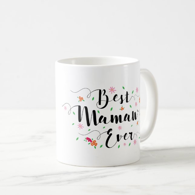 Café A melhor caneca de Mamaw nunca (Frente Esquerda)