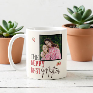 Café A Melhor Mãe Morango Caneca de Foto