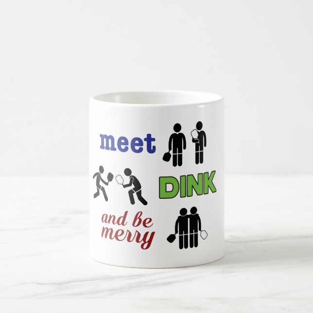 Café A "reunião, Dink, e seja" caneca alegre de (Centro)