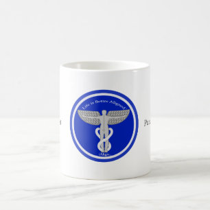 Café A vida é melhor caneca alinhada, caneca de viagem