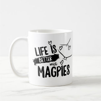 Café A vida é melhor com a caneca de larvas