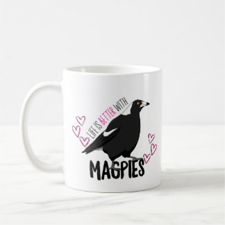 Café A vida é melhor com a caneca de larvas