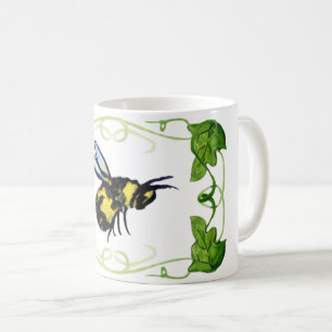 Café Abelhas De Mel Com Caneca De Vinha