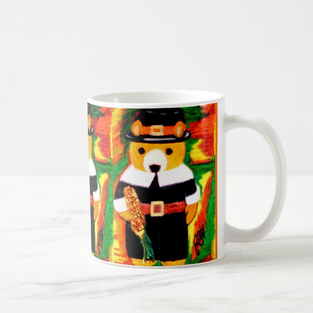 Café ACÇÃO DE GRAÇAS, URSO de URSINHO, caneca de (Direita)
