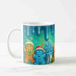 Café Aconchegante Envoltório de Caneca de Natal com Pão