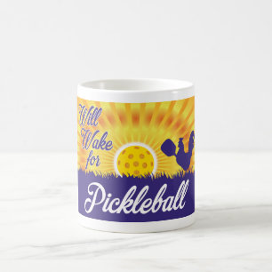 Café "Acordará para caneca de Pickleball"