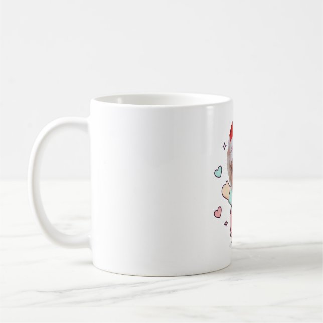 Café Adequada Embrulho de Caneca de Personagem de Desen (Esquerda)