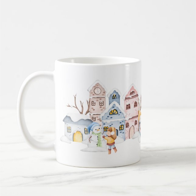 Café Adorável caneca de Natal (Esquerda)