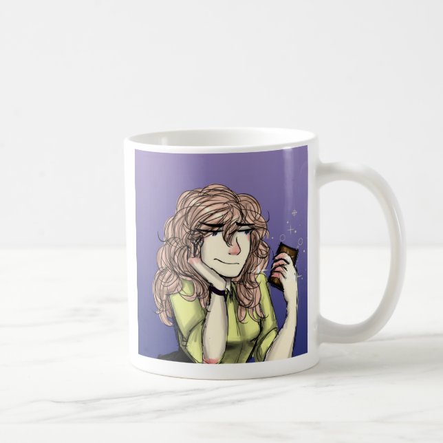 Café Adormecido ao lado de você caneca (Direita)