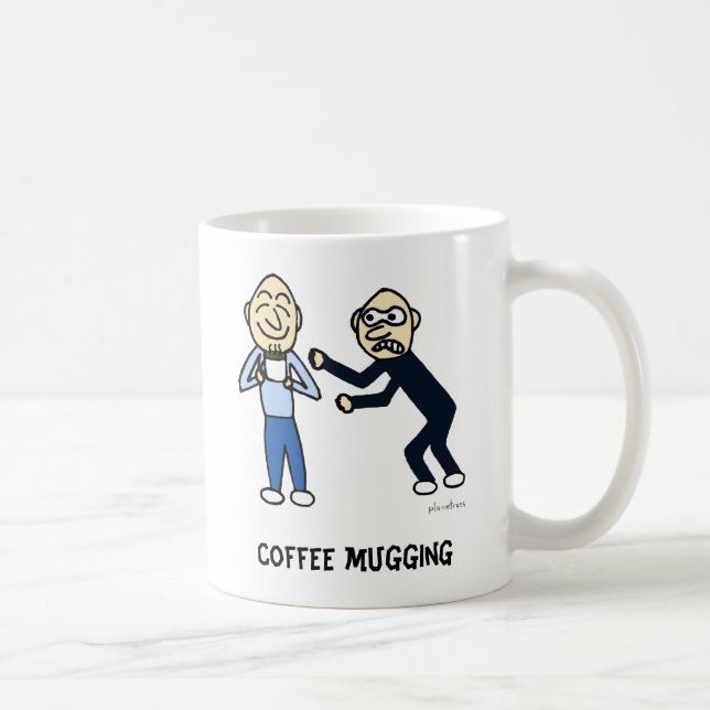 Café agressão de café, caneca clássica (Direita)