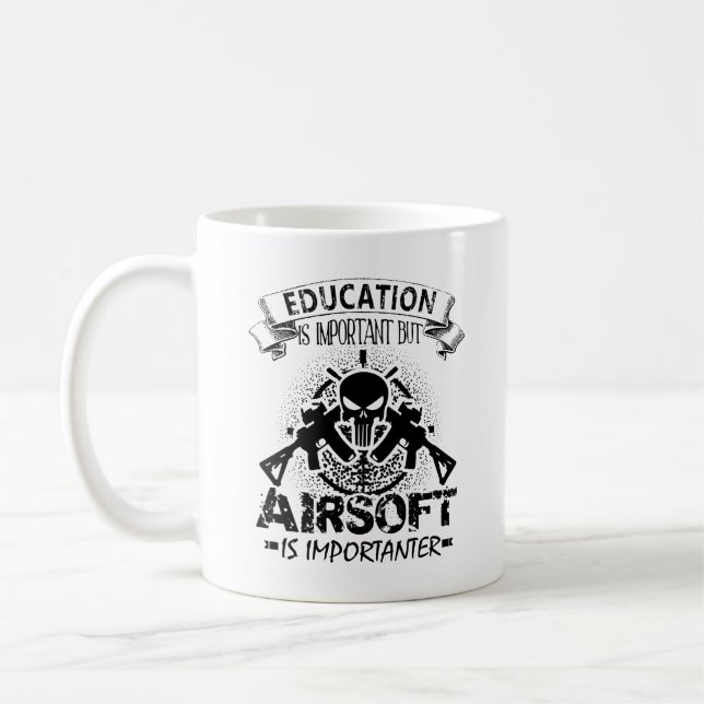 Café Airsoft é caneca de Importanter (Esquerda)