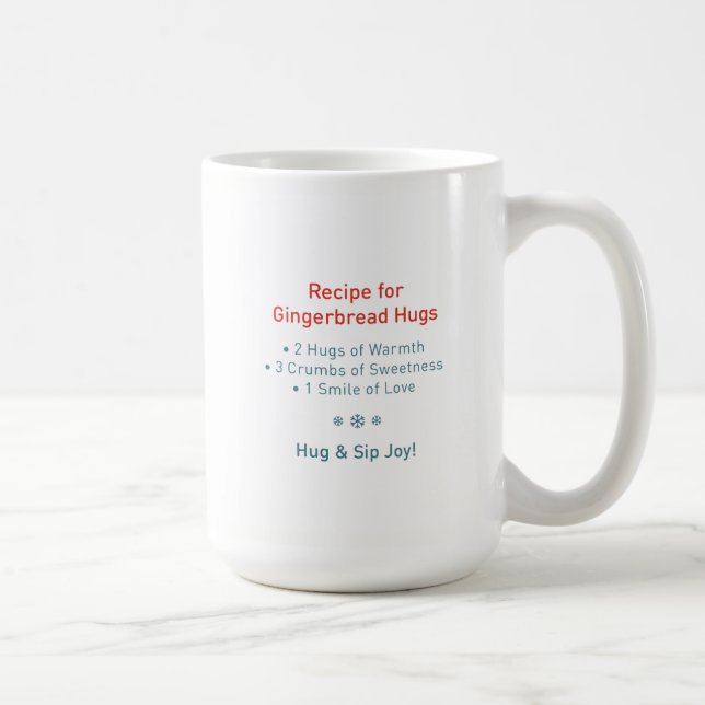 Café Alegre Envoltório de Caneca de Natal Homem de Bisc (Direita)