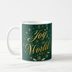 Café Alegria ao Mundo Festivo Caneca de Natal