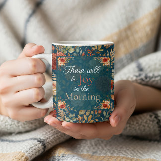 Café Alegria pela Manhã – Caneca Cristã de Florais de O