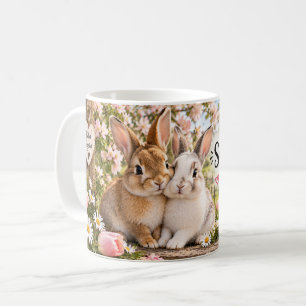 Café Algum Coelhinho para Amar Caneca de Coelho
