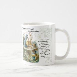 Café Alice e a caneca do presente de Caterpillar -