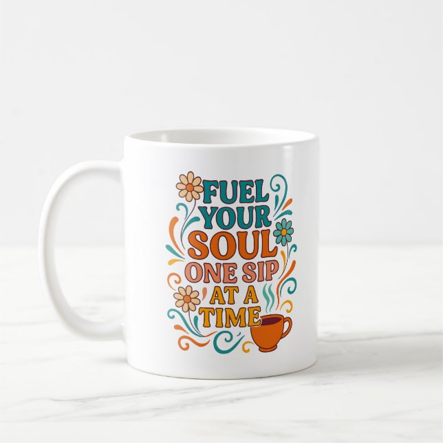 Café Alimente Sua Alma, Um Gole de Cada Vez – Caneca de (Esquerda)
