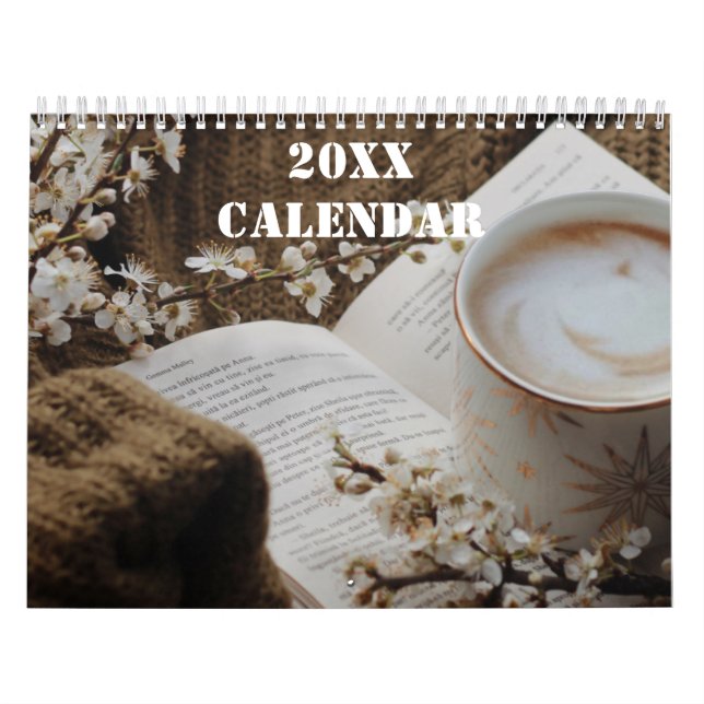 Café ama Calendário de Ano Novo (Capa)