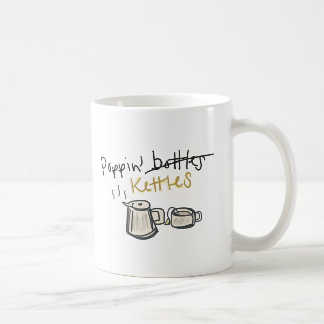 Café Amante de Chaleira, Presentes de Caneca Ilustrada  (Direita)