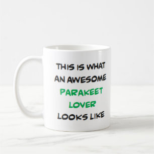 Café amante de periquito, caneca incrível