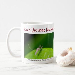 Café Ambos são caneca dos vetores de Zika por