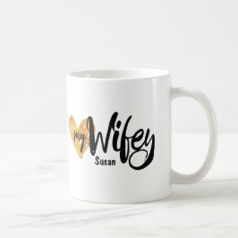 Café Ame meu Wifey de sua caneca do coração do benzinho