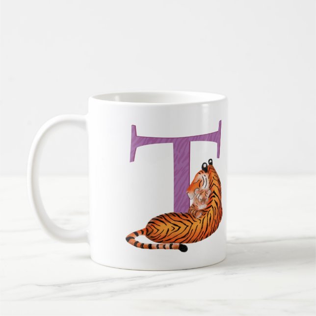Café Animal ABC T é para caneca de tigre (Esquerda)