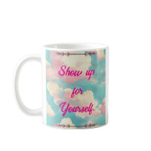 Aparente Por Si Mesmo Caneca de Nuvens Cor-de-Rosa