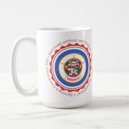 Café Aprovado Sem Verificação – Caneca de Minnesota