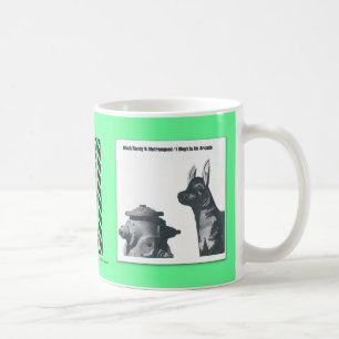 Café Arcada preta Dangerhouse de Randy da caneca