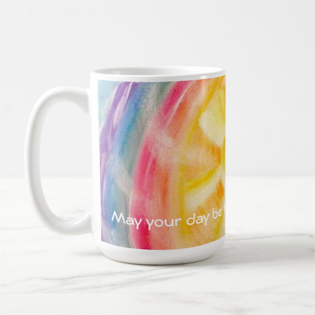 Café Arco-íris e caneca dos desejos de Sun (Esquerda)
