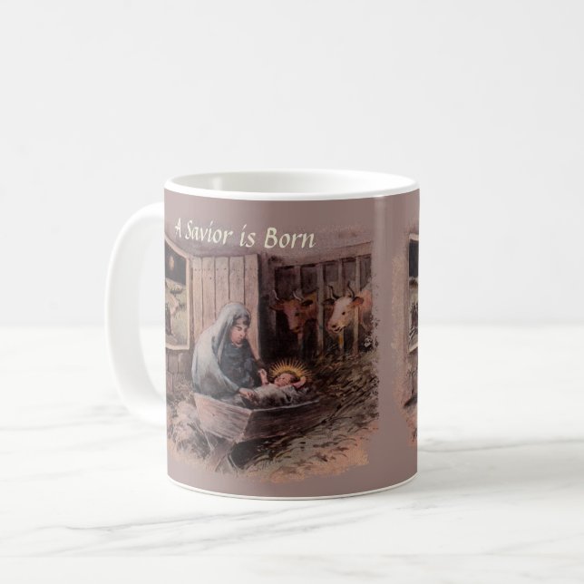 Café As Bênçãos da Caneca de Natal (Frente Esquerda)