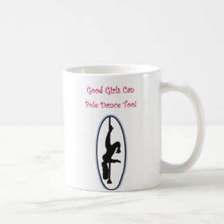 Café As boas meninas enlatam a caneca da dança de Pólo