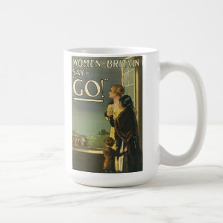 Café As "mulheres de Grâ Bretanha dizem vão" caneca