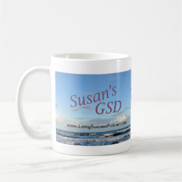 Café As séries do GSD de Susan fazem uma mais caneca de